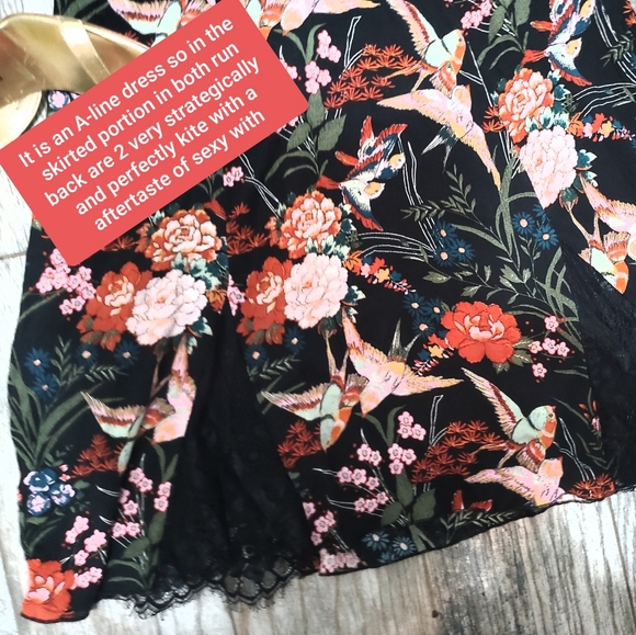 NWT❤JESSICA SIMPSON Aline Floral/lace xs/s dress - Picture 3 of 12